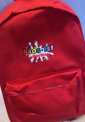 Large Red Personalised backpacks