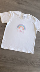 Personalised Rainbow drops t-shirts