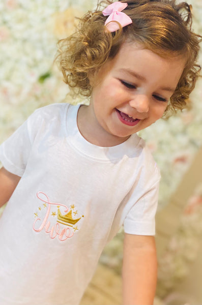 Number and crown t-shirts