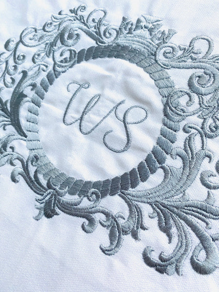 Luxury Personalised tea towels with frame