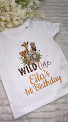 Wild one personalised T-shirt