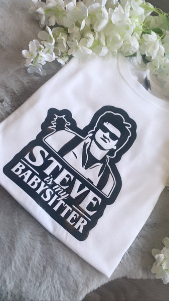 Steve is my Babysitter Stranger Things Tops