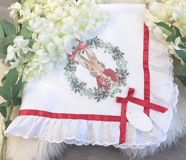 Red Peter Rabbit blanket